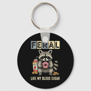 Rolig Diabetes Tvättbjörn Humor Typ Ett Insulin Sk Nyckelring