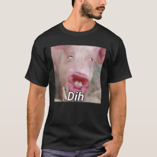 rolig dih hjärnråtta gen z humor gris meme dihh me t shirt