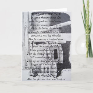 Rolig dikt för verktyg för kort