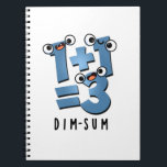 Rolig Dim Sum-matematik Mat Pun  Anteckningsbok<br><div class="desc">Dim Sum Rolig Matematik Mat Pun har en söt matteekvation som är lite dum . Perfekt skämtpresent till familj och vänner som älskar söta matskämt.</div>