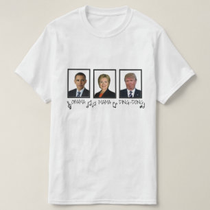 Rolig Ding-Dong för Anti-Trumf "Obama mammor" Tee