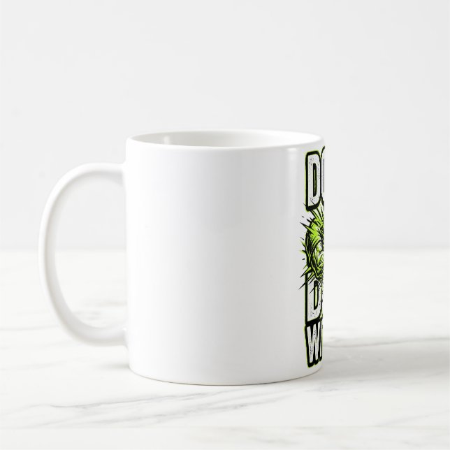 Rolig Dink inte med mig Pickleball Kaffe Mugg (Vänster)