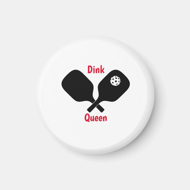 Rolig Dink Pickleball  Magnet (Framsidan)