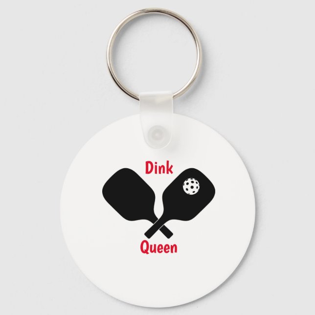 Rolig Dink Pickleball  Nyckelring (Framsida)
