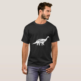 Rolig Dinosaur för pappaSaurus pappa T-shirt