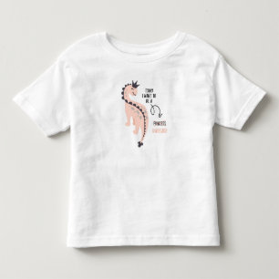 Rolig Dinosaurieprinsessa med en Kronan Flickor Tr T Shirt