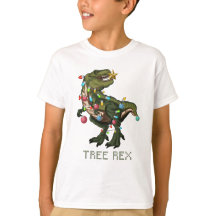 Rolig Dinosaurjulskjorta