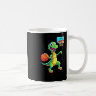 Rolig dinosaurlekdesign för barn kaffemugg