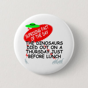 Rolig Dinosaurutplåning Knapp