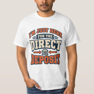 Rolig Direktinsättning Retro T-shirt