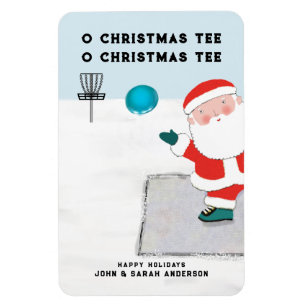 Rolig Disc Golf Julkort Magnet