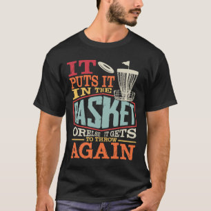 Rolig Discgolf Det Hamnar I Korgen Eller Också Bli T Shirt