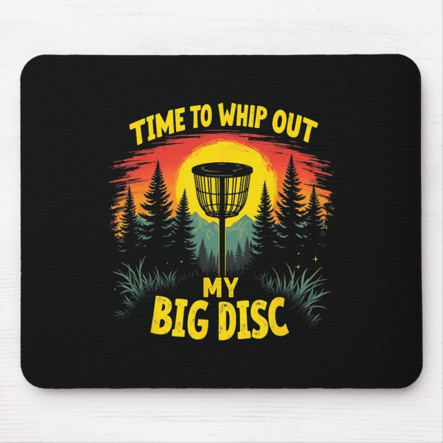 Rolig Discgolf För Spelare  Musmatta (Framsidan)
