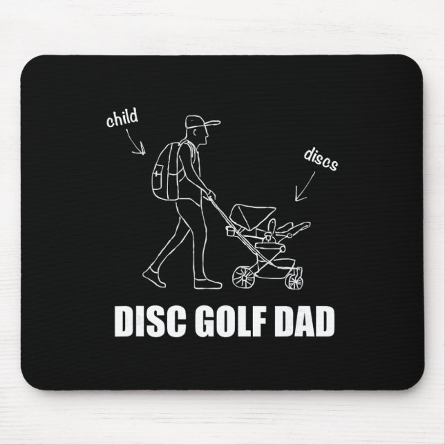 Rolig Discgolf Pappa Barnvagn Ckpack Barn T Shirt  Musmatta (Framsidan)