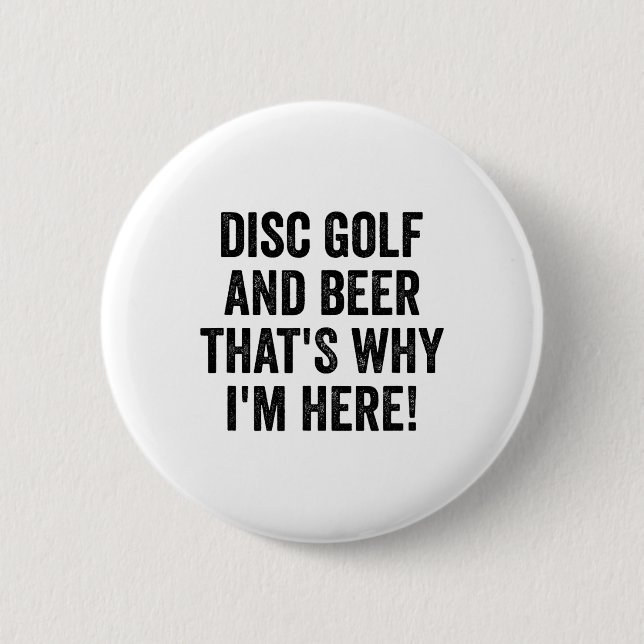 Rolig Discgolf Tröja Män Kvinna I Discgolf Och Var Knapp (Framsida)