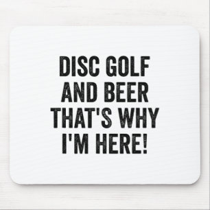 Rolig Discgolf Tröja Män Kvinnor Jag Disc Golf Och Musmatta