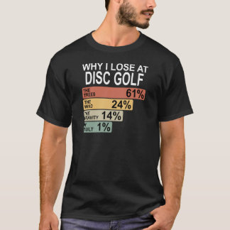 Rolig Discgolf - Varför jag förlorar på Discgolf T Shirt