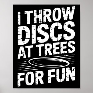 Rolig Discgolfbana Poster