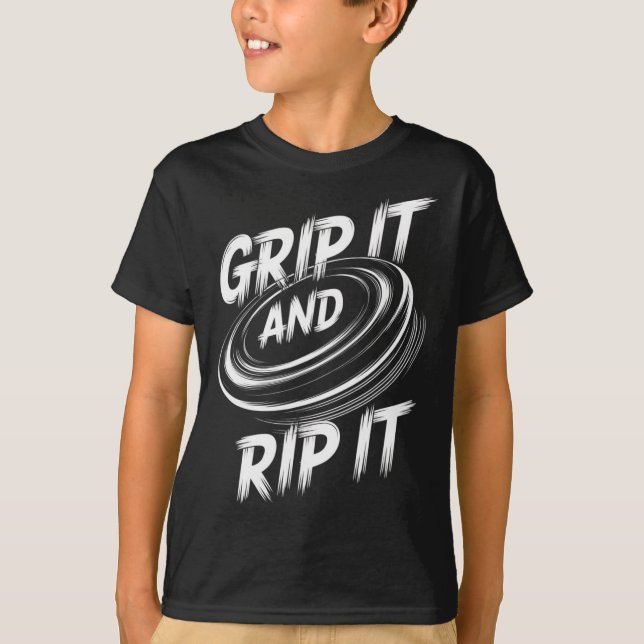 Rolig Discgolfdesign För Män Kvinnor Discgolf Pla T Shirt (Framsida)