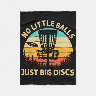 Rolig Discgolfdesign För Män Kvinnor Discgolfälska Fleecefilt