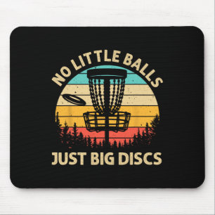 Rolig Discgolfdesign För Män Kvinnor Discgolfälska Musmatta