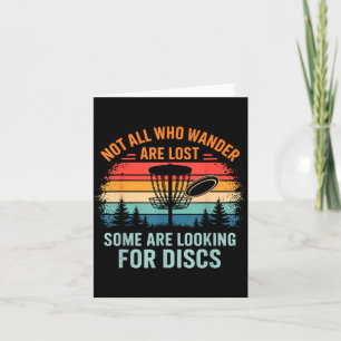 Rolig Discgolfkonst För Män Kvinnor Disc Golf Spel Kort