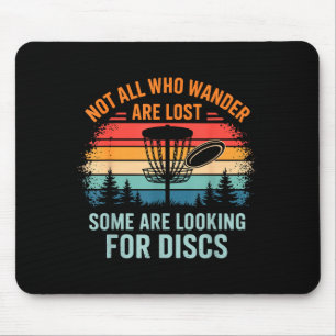 Rolig Discgolfkonst För Män Kvinnor Disc Golfare S Musmatta