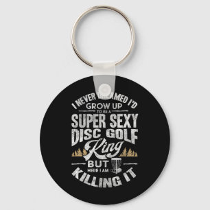 Rolig Discgolfskjorta Män Husnd Fars Dag Disc G Nyckelring