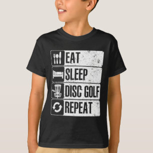 Rolig Discgolfskunst för män och kvinnor Discgolfs T Shirt
