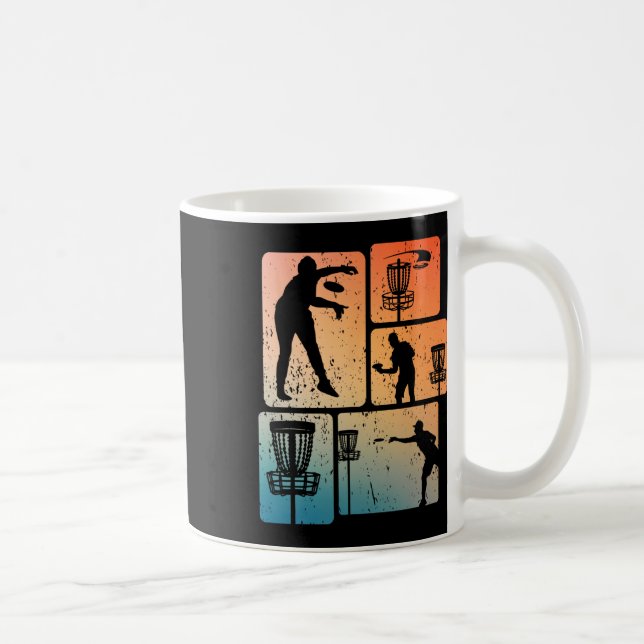 Rolig Discgolfspelare Cool Flygande Disk Sport Ent Kaffemugg (Höger)