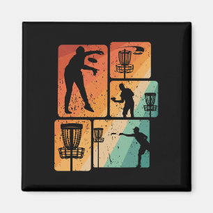 Rolig Discgolfspelare Cool Flygande Disk Sport Ent Magnet
