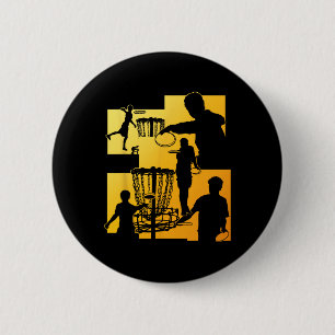 Rolig Discgolfspelare Cool Flygande Disk Sport Und Knapp