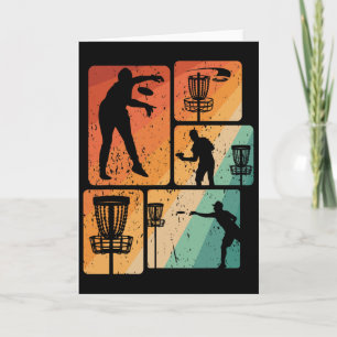 Rolig Discgolfspelare Cool Flygande Disk Sport Und Kort