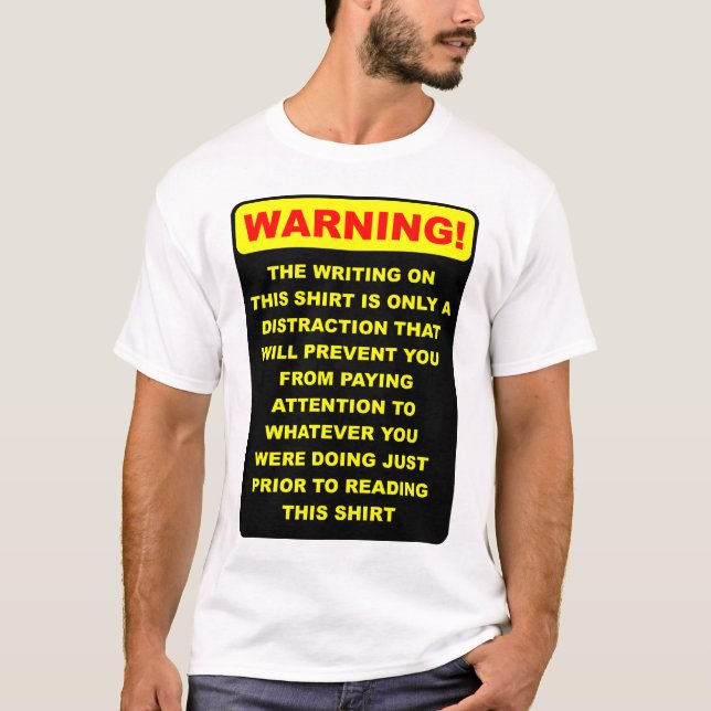 Rolig Distraktions T-Shirt (Framsida)