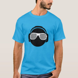 Rolig DJ T-Shirt Cool EDM Fest Musik Tee för DJ