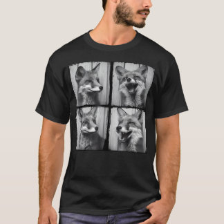 Rolig Djur Räv Ansikte Leende Kärlek Sanna Rävar H T Shirt