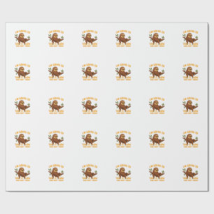 Rolig Djur Sengångare Ta Det Lugnt och Lätt Idag N Presentpapper