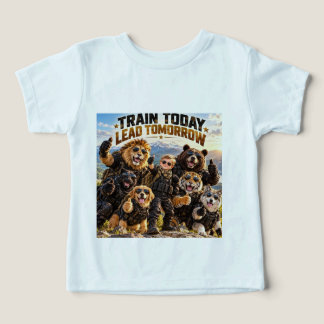 ROlig DJUR T-SHIRT - TRÄNA IDAG, LÄRA I MORGON