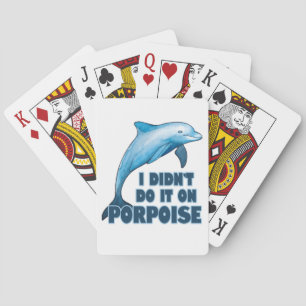 Rolig djur vits för Porpoise Spel Kort