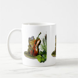 Rolig djurlivmugg med violoncellen som leker kaffemugg