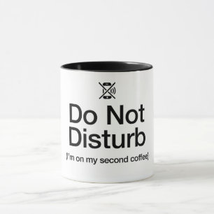Rolig Do Not Disturb Kaffemugga-WFH Sarksastisk Mu Mugg