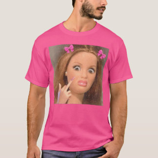 Rolig Docka Ansikte Meme Pojke T Shirt