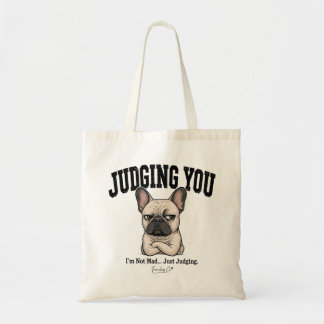 Rolig Dömande Dig Fransk Bulldog-Totebag Tygkasse