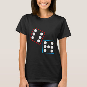 Rolig Domino Sex Sju Meme 67 Dominobrickor Matemat T Shirt
