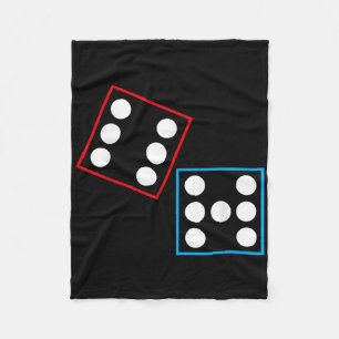 Rolig Domino Sex Sju Meme 67 Dominobrickor Math Äl Fleecefilt