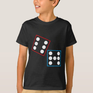 Rolig Domino Sex Sju Meme 67 Dominobrickor Math Äl T Shirt