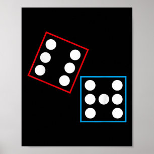 Rolig Domino Sex Sju Meme 67 Dominobrickor Mathäls Poster