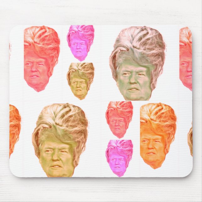 Rolig Donald Trump bikupaWig Mousepad Musmatta (Framsidan)