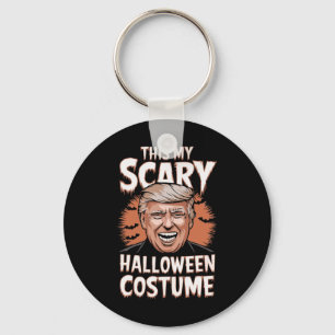 Rolig Donald Trump Det här är min läskiga Hallowee Nyckelring