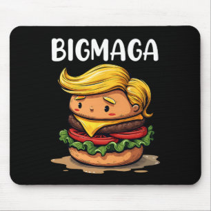 Rolig Donald Trump gör franska friter hamburger B Musmatta